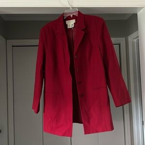 Red blazer